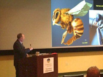 USDA ARS scientist, Gary Bauchan, explains new research describing the feeding behavior of Varroa mites on Honey Bees